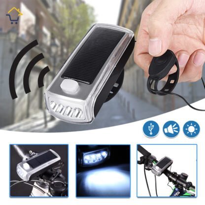 Linterna Led para Bicicleta con Pito