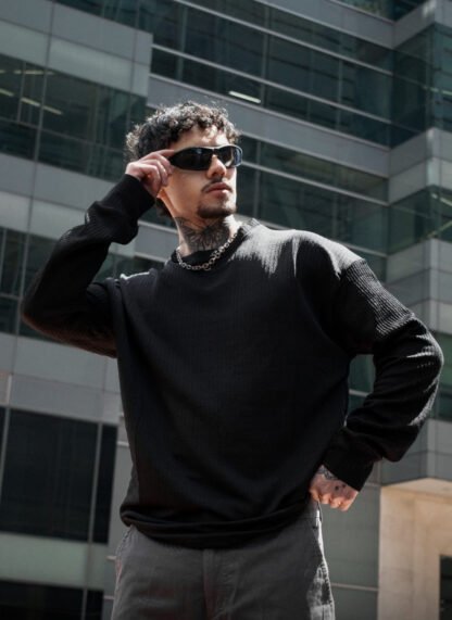 Buzo Acanalado para Hombre Talla Única