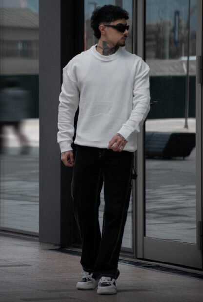 Buzo Acanalado para Hombre Talla Única - Imagen 4
