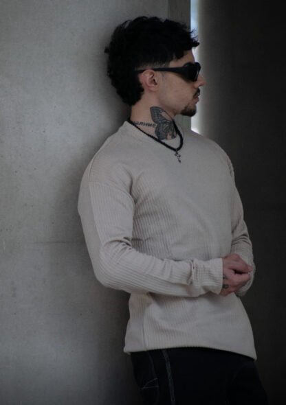 Buzo Acanalado para Hombre Talla Única - Imagen 3