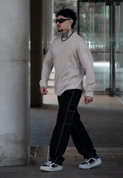 Buzo Acanalado para Hombre Talla Única - Imagen 2