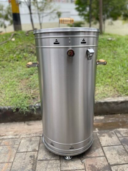 Barril Ahumador Extragrande Acero Inoxidable - Imagen 11