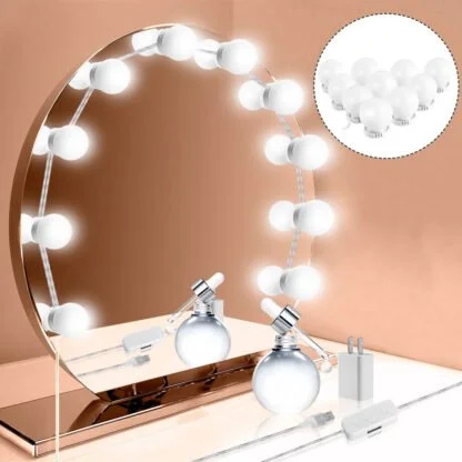 Kit De Luces Led Para Espejo Tocador 10uds - Imagen 3