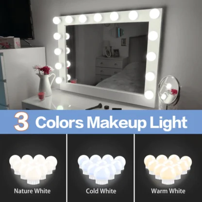Kit De Luces Led Para Espejo Tocador 10uds - Imagen 5