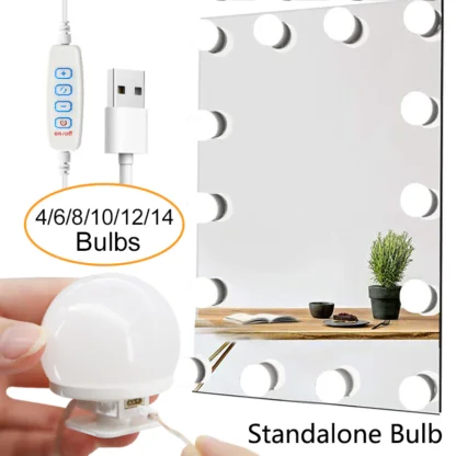 Kit De Luces Led Para Espejo Tocador 10uds - Imagen 6