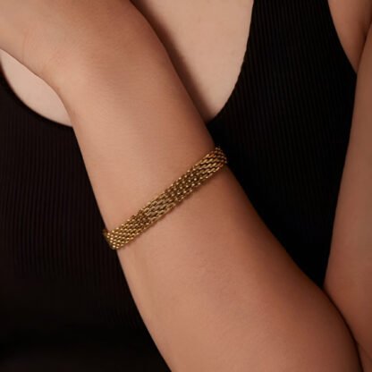 Brazalete Chineska en Oro de 18 Quilates