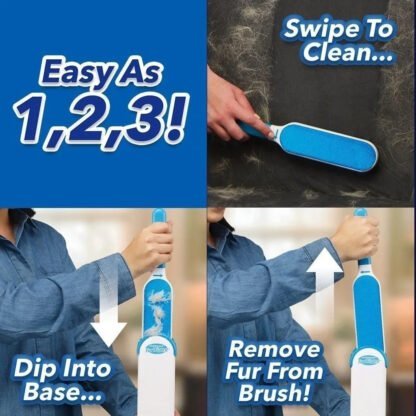 Cepillo Removedor de Pelo de Mascotas para Muebles y Ropa - Imagen 4
