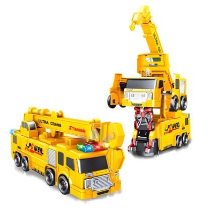 Carro Camion Construccion Robot Transformers