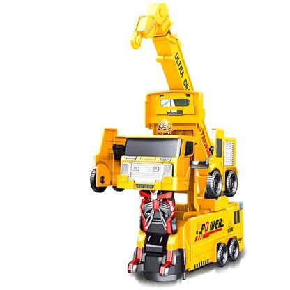 Carro Camion Construccion Robot Transformers - Imagen 3