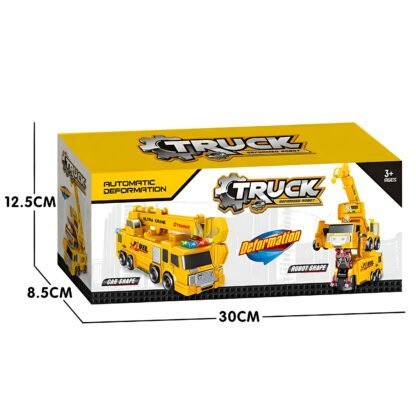 Carro Camion Construccion Robot Transformers - Imagen 5