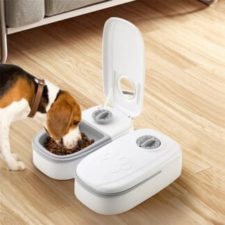 Dispensador De Comida Inteligente 2 en 1 para Mascotas