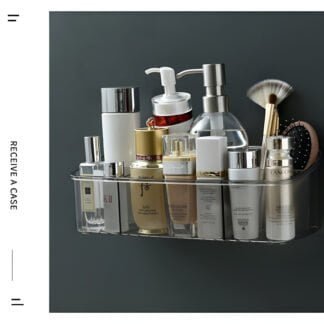 Organizador de Baño de Acrílico Transparente
