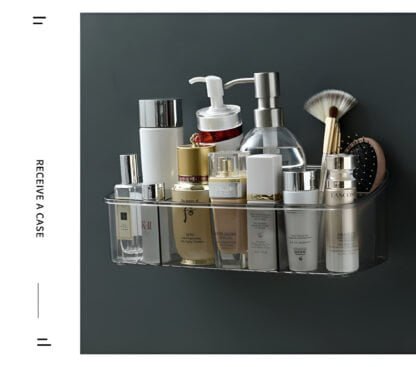 Organizador de Baño de Acrílico Transparente