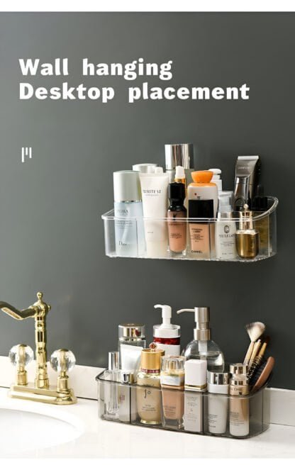 Organizador de Baño de Acrílico Transparente - Imagen 2
