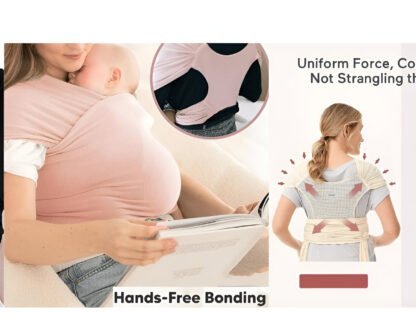 Fular Cargador Bebe+Extractor De Leche Materna - Imagen 4