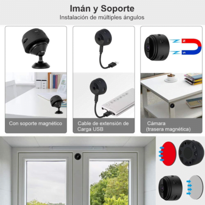 Mini Cámara Oculta con Cámara Espía WiFi - Imagen 5