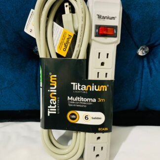 Multitoma Eléctrica de 6 Salidas x 90 cms