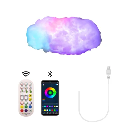 Nube Luz Led Multicolor Decorativa - Imagen 3
