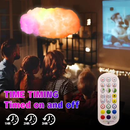 Nube Luz Led Multicolor Decorativa - Imagen 2