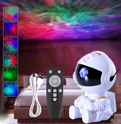 Mini Proyector Astronauta Galaxia Nebulo - Imagen 2