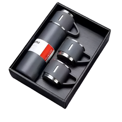 Termo Bebidas Calientes Frías 500ml Acero. Estuche Elegante
