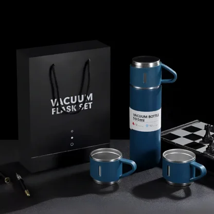 Termo Bebidas Calientes Frías 500ml Acero. Estuche Elegante - Imagen 2