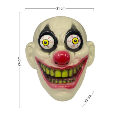 Máscara Payaso Asesino Halloween - Imagen 2