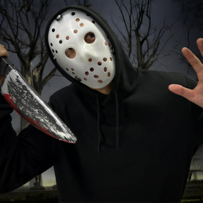 Máscara Asesino Jason Halloween - Imagen 5