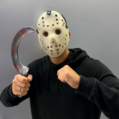 Máscara Asesino Jason Halloween - Imagen 9