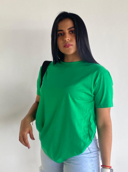 CAMISAS BASICA PARA DAMA MANGA CORTA - Imagen 2