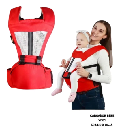 Cargador Bebés Tipo Canguro 3 Posiciones