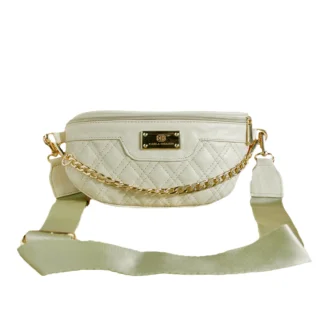 Bolso Canguro Dama Karla Chacon Ines Beige