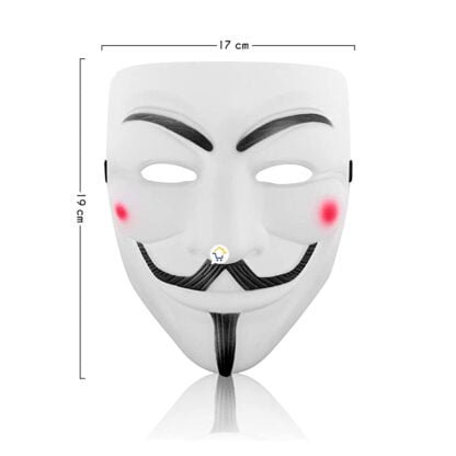 Máscara Anonymous Hacker Fiesta - Imagen 6