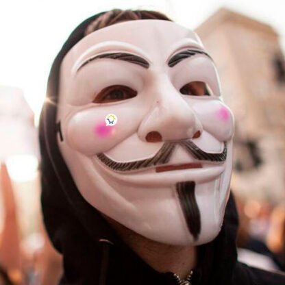 Máscara Anonymous Hacker Fiesta - Imagen 5