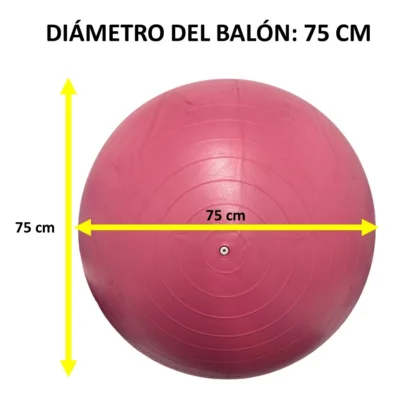 Balón de Ejercicios Pilates 75cm - Imagen 5