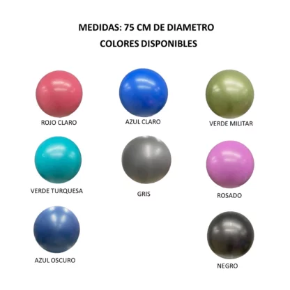 Balón de Ejercicios Pilates 75cm - Imagen 4