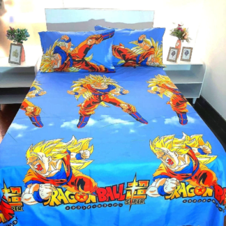 Juego de Sábanas Dragón  Ball  Doble y Semidoble Niños