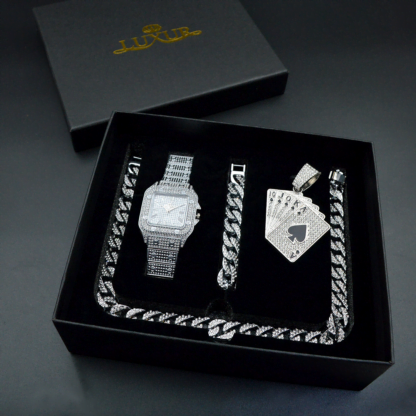 Reloj Luxor+Pulsera+Cadena+Dije - Imagen 4