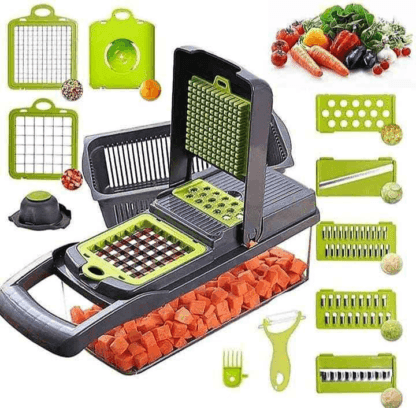 Cortador Rayador y Picador de Frutas y Verduras - Imagen 3