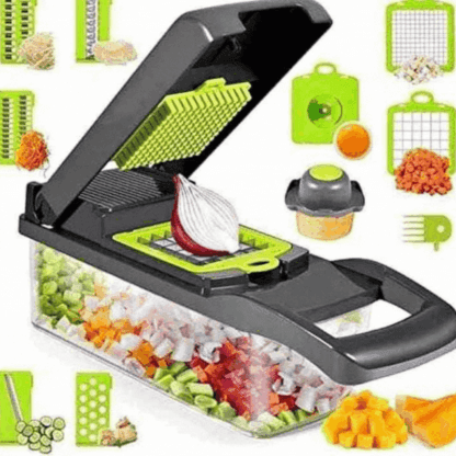 Cortador Rayador y Picador de Frutas y Verduras