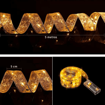 Cinta Led Navidad 5 Mts Decoración - Imagen 2