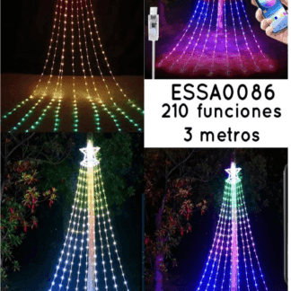 Arbol Luz Navideño Cadena Computarizado