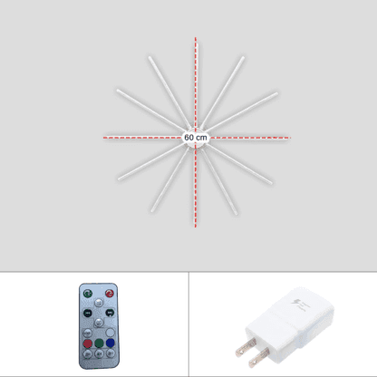 Luz Led Efecto Tornado Pequeño 60cm - Imagen 4