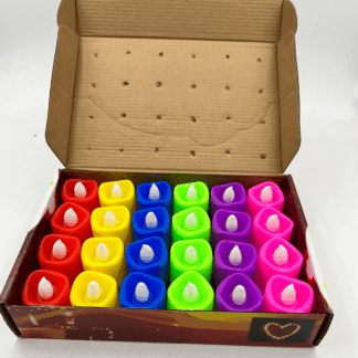 Velas Led de Colores x 24 Uds