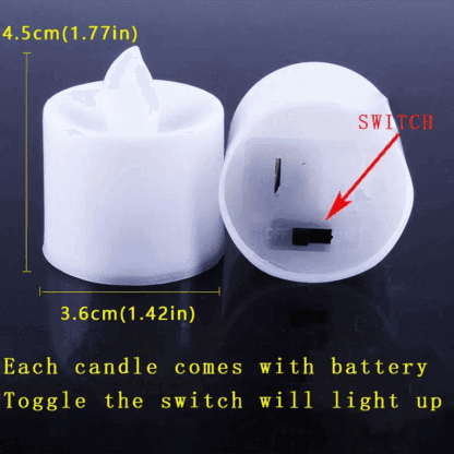 Velas Led de Colores x 24 Uds - Imagen 5