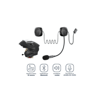 Intercomunicador Auriculares Casco
