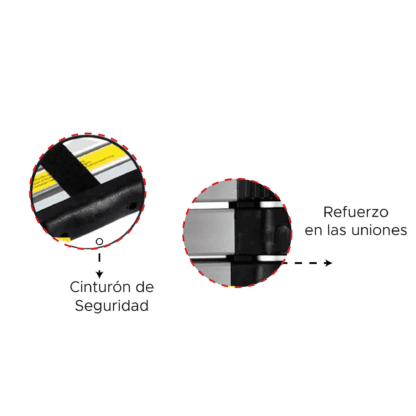 Escalera Telescópica Extensible 6 Pasos - Imagen 5