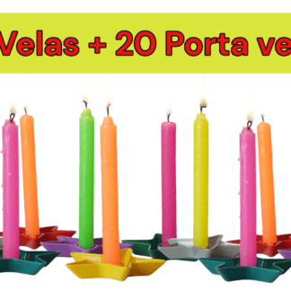 Velas 20 + 20 Porta Velas