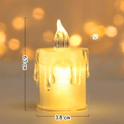 Velas Led Efecto Cristal - Imagen 7