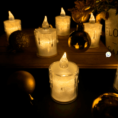 Velas Led Efecto Cristal - Imagen 6